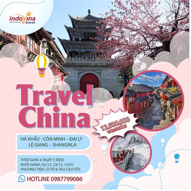 HÀ KHẨU - CÔN MINH – ĐẠI LÝ - LỆ GIANG – SHANGRILA